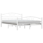 Sengeramme Hvit Metall 140X200 Cm