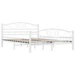 Sengeramme Hvit Metall 140X200 Cm