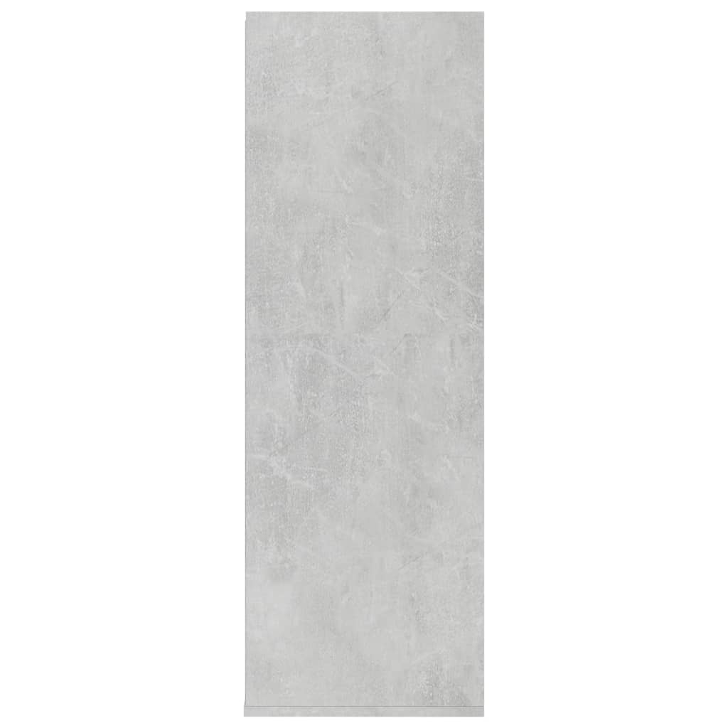 Skohylle Betonggrå 54X34X100,5 Cm Konstruert Tre