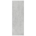 Skohylle Betonggrå 54X34X100,5 Cm Konstruert Tre