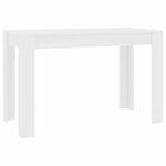 Spisebord Hvit 120X60X76 Cm Konstruert Tre