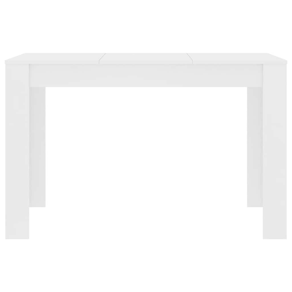Spisebord Hvit 120X60X76 Cm Konstruert Tre