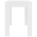 Spisebord Hvit 120X60X76 Cm Konstruert Tre