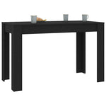 Spisebord Svart 120X60X76 Cm Konstruert Tre