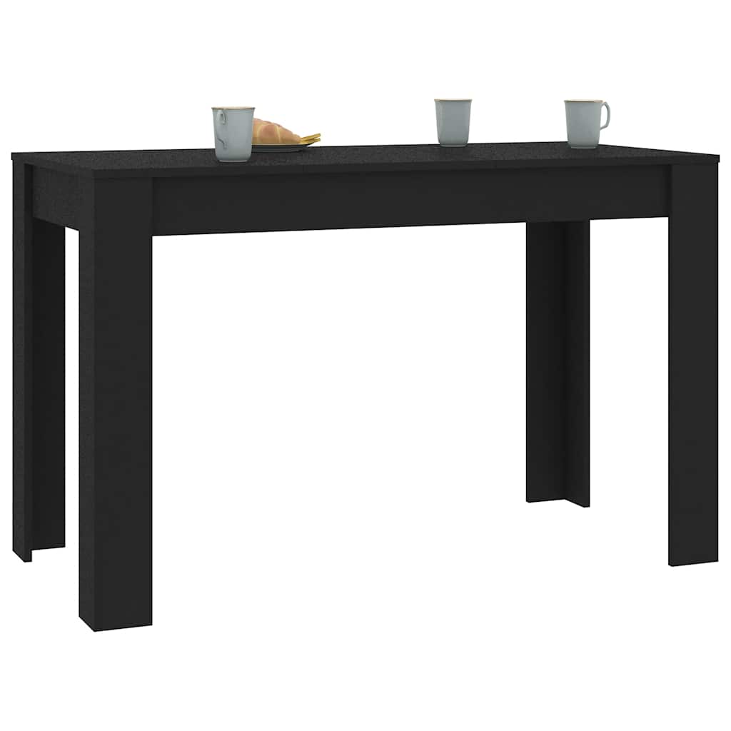 Spisebord Svart 120X60X76 Cm Konstruert Tre