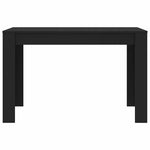 Spisebord Svart 120X60X76 Cm Konstruert Tre