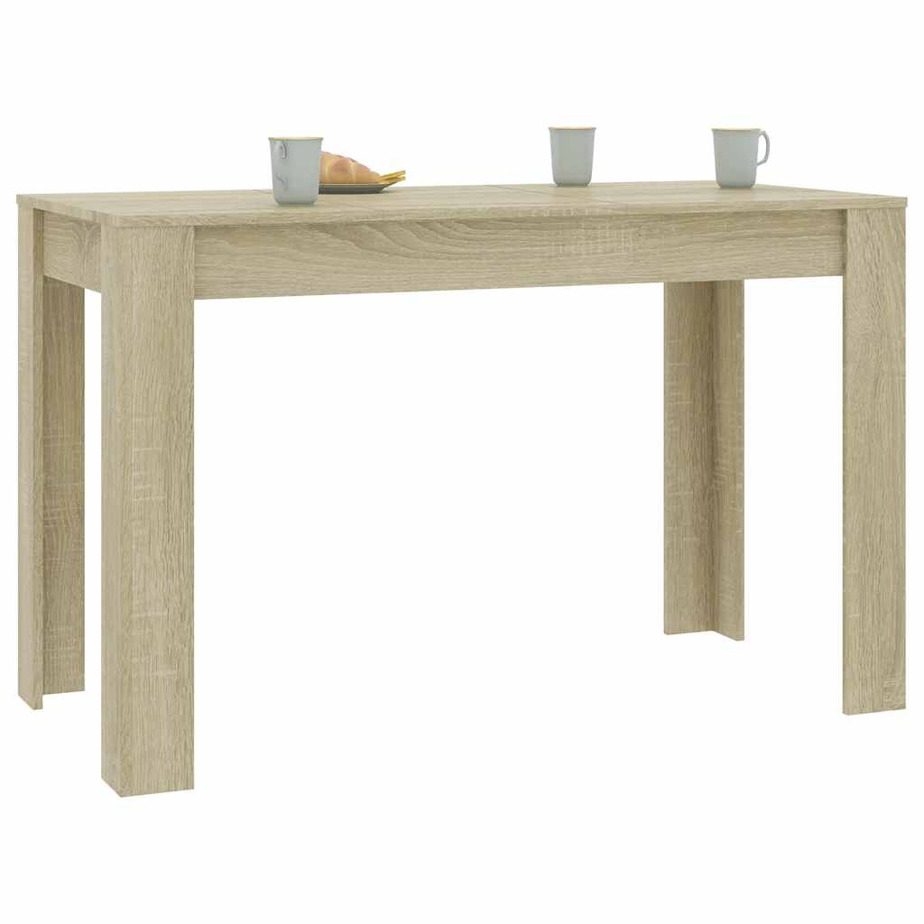Spisebord Sonoma Eik 120X60X76 Cm Konstruert Tre