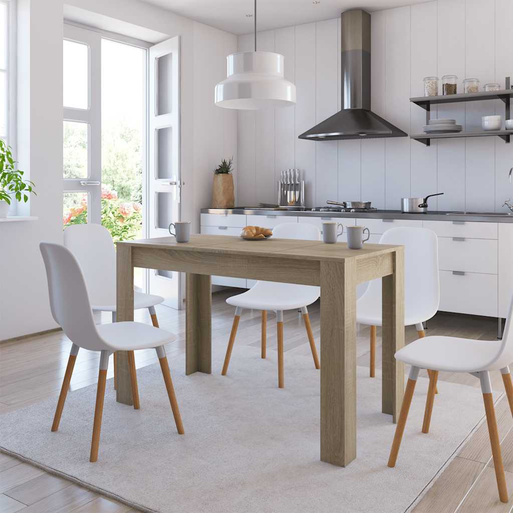 Spisebord Sonoma Eik 120X60X76 Cm Konstruert Tre