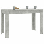 Spisebord Betonggrå 120X60X76 Cm Konstruert Tre