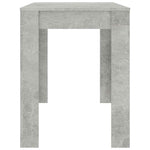 Spisebord Betonggrå 120X60X76 Cm Konstruert Tre