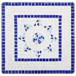 Mosaikkbistrobord Blå Og Hvit 60 Cm Keramikk