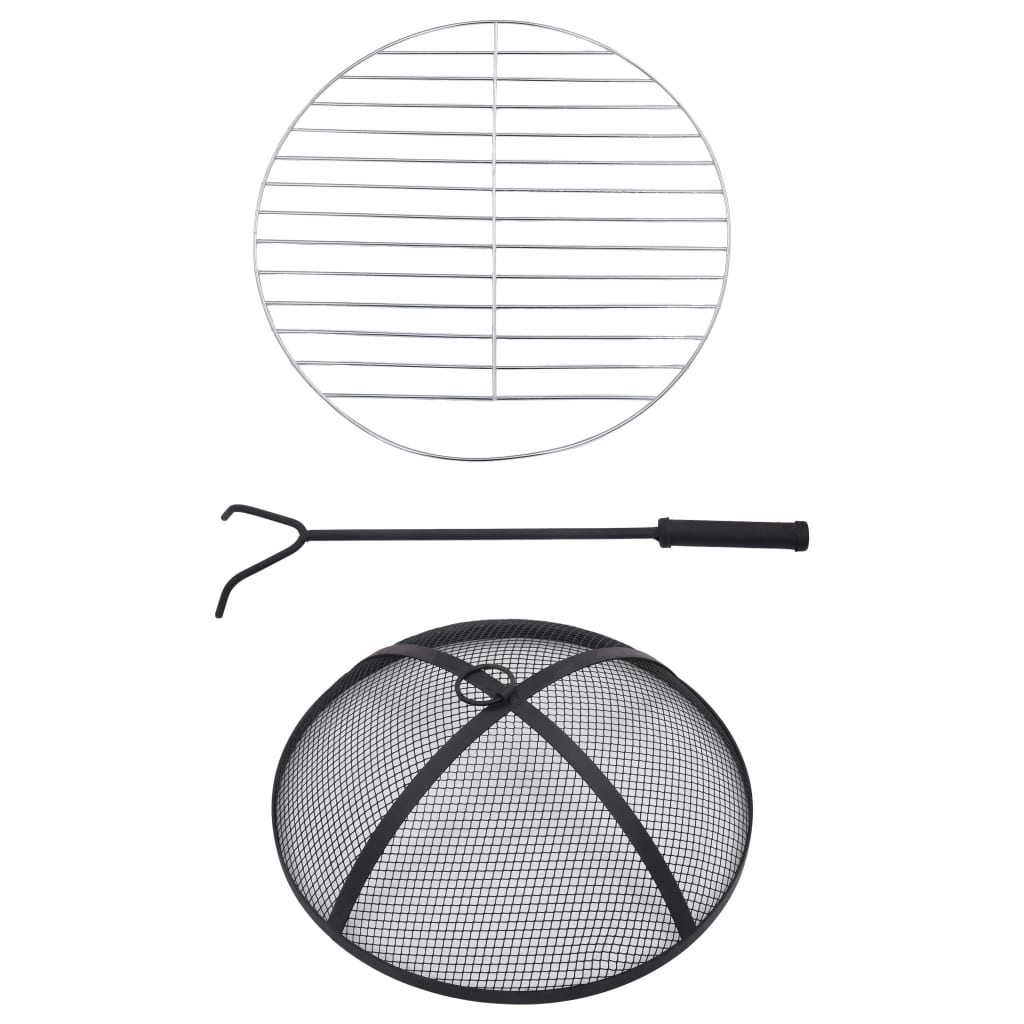 Bålfatbord Mosaikk Blå Og Hvit 68 Cm Keramikk