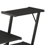 Skrivebord Med Hylle Svart 116X50X93 Cm