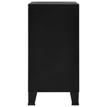 Industriell Oppbevaringskiste Svart 75X40X80 Cm Stål