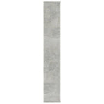 Bokhylle/Romdeler Betonggrå 100X24X140 Cm Konstruert Tre