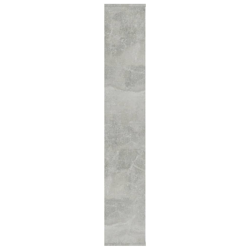 Bokhylle/Romdeler Betonggrå 100X24X140 Cm Konstruert Tre