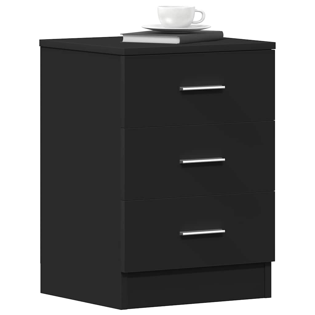 Nattbord 2 Stk Hvit 38X35X56 Cm Konstruert Tre
