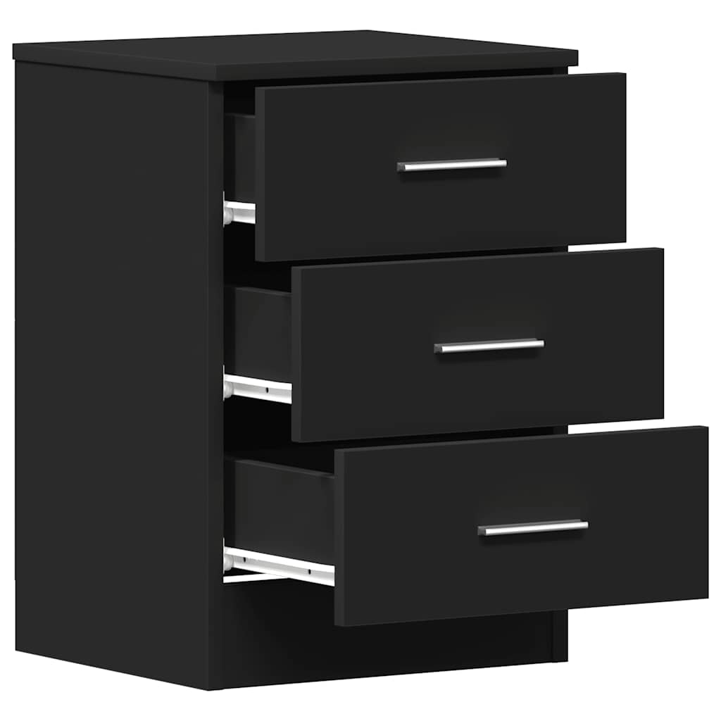 Nattbord 2 Stk Hvit 38X35X56 Cm Konstruert Tre