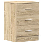 Nattbord 2 Stk Sonoma Eik 38X35X56 Cm Konstruert Tre