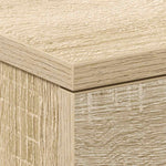 Nattbord 2 Stk Sonoma Eik 38X35X56 Cm Konstruert Tre