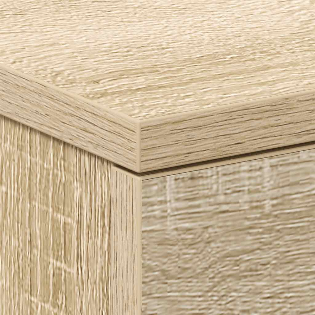 Nattbord 2 Stk Sonoma Eik 38X35X56 Cm Konstruert Tre