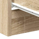 Nattbord 2 Stk Sonoma Eik 38X35X56 Cm Konstruert Tre