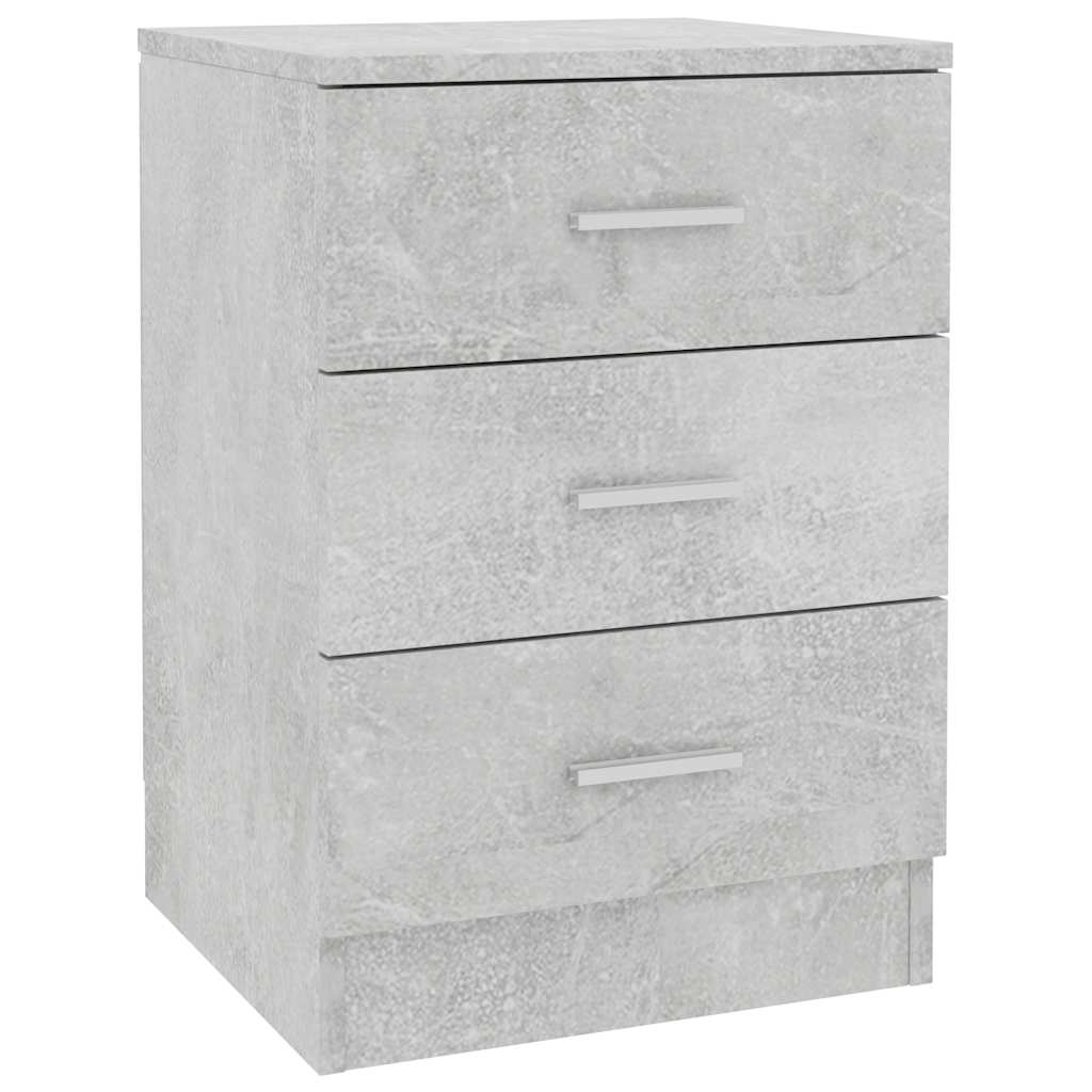 Nattbord Betonggrå 38X35X56 Cm Konstruert Tre