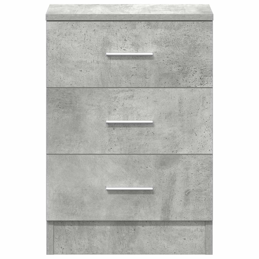 Nattbord Betonggrå 38X35X56 Cm Konstruert Tre
