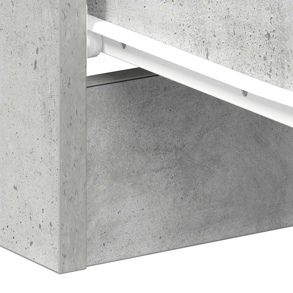 Nattbord Betonggrå 38X35X56 Cm Konstruert Tre
