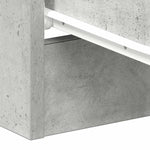Nattbord 2 Stk Betonggrå 38X35X56 Cm Konstruert Tre