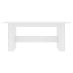 Spisebord Hvit 180X90X76 Cm Konstruert Tre