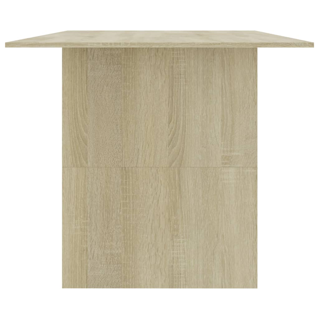 Spisebord Sonoma Eik 180X90X76 Cm Konstruert Tre