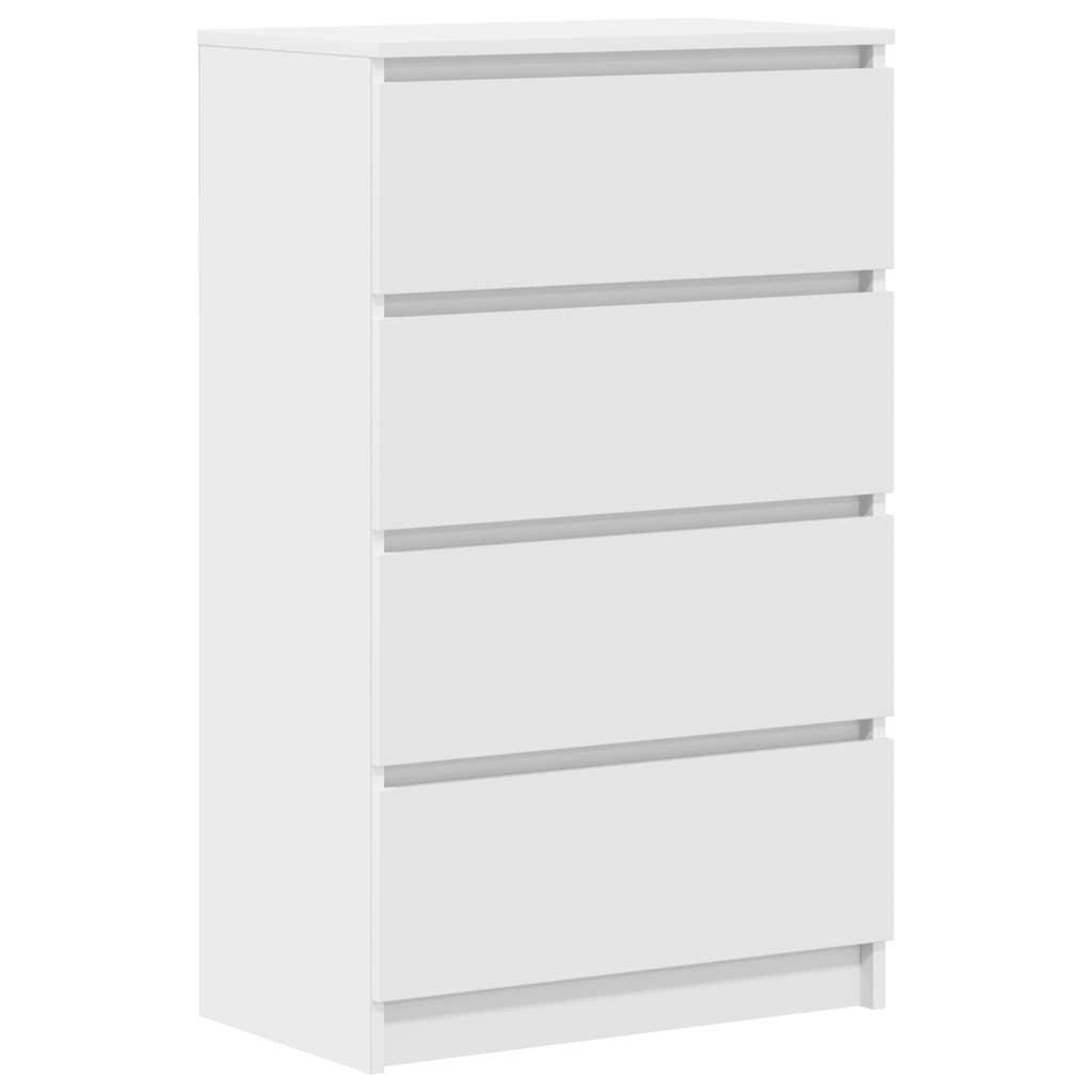 Skjenk Hvit 60X35X98,5 Cm Konstruert Tre