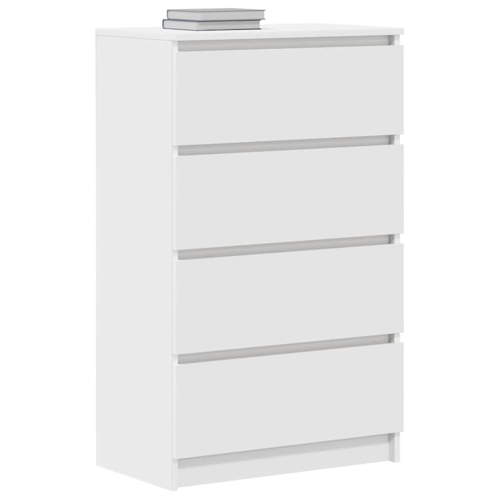 Skjenk Hvit 60X35X98,5 Cm Konstruert Tre