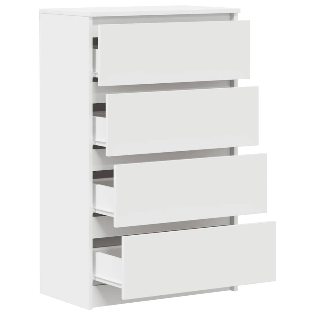 Skjenk Hvit 60X35X98,5 Cm Konstruert Tre