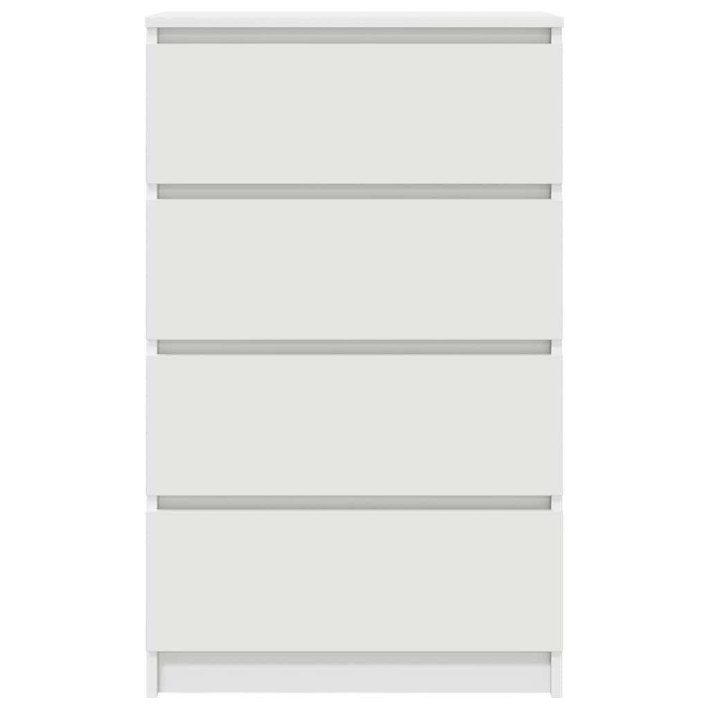 Skjenk Hvit 60X35X98,5 Cm Konstruert Tre
