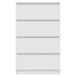 Skjenk Hvit 60X35X98,5 Cm Konstruert Tre