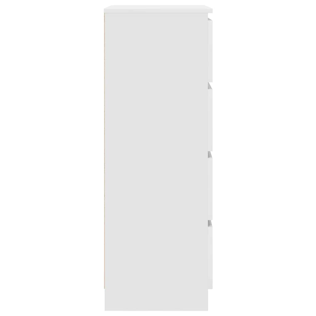 Skjenk Hvit 60X35X98,5 Cm Konstruert Tre