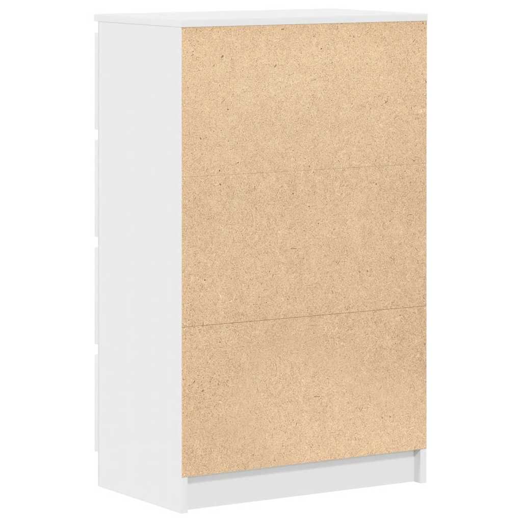 Skjenk Hvit 60X35X98,5 Cm Konstruert Tre
