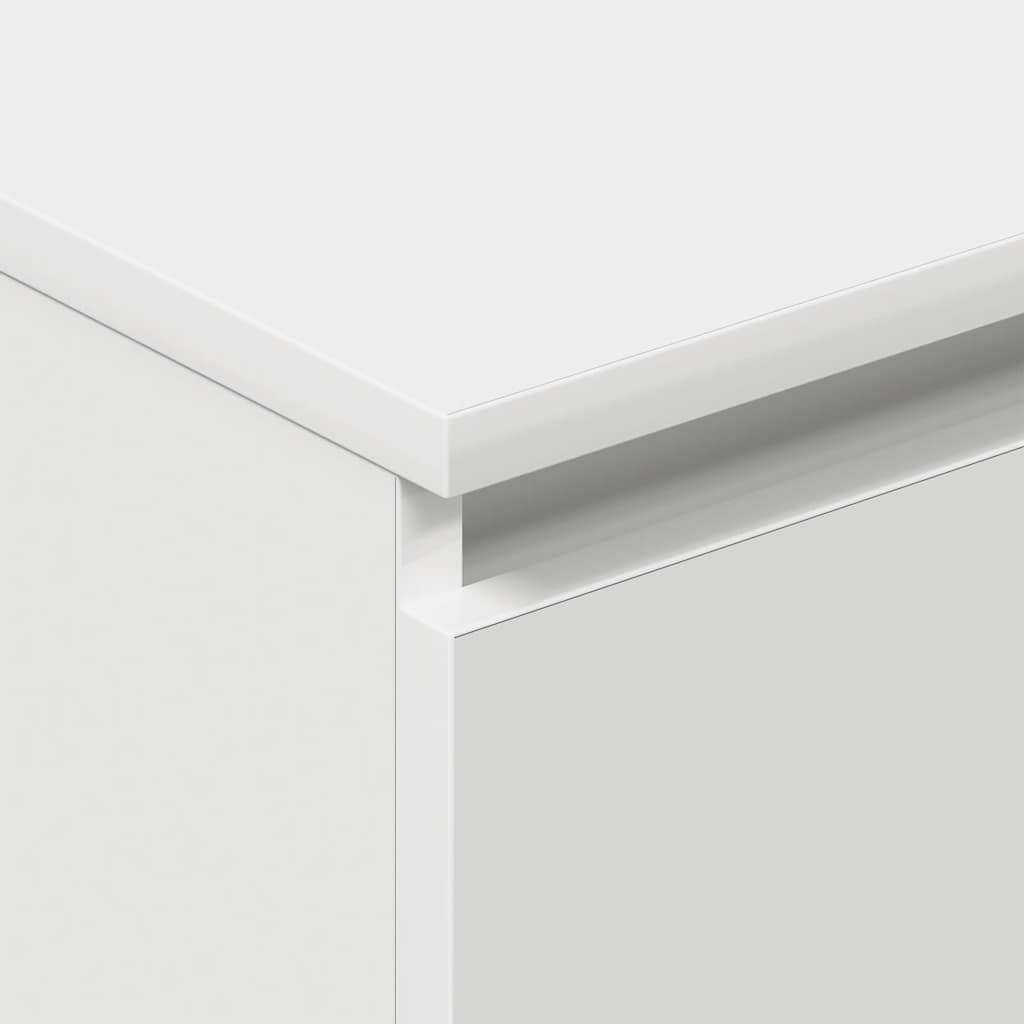 Skjenk Hvit 60X35X98,5 Cm Konstruert Tre