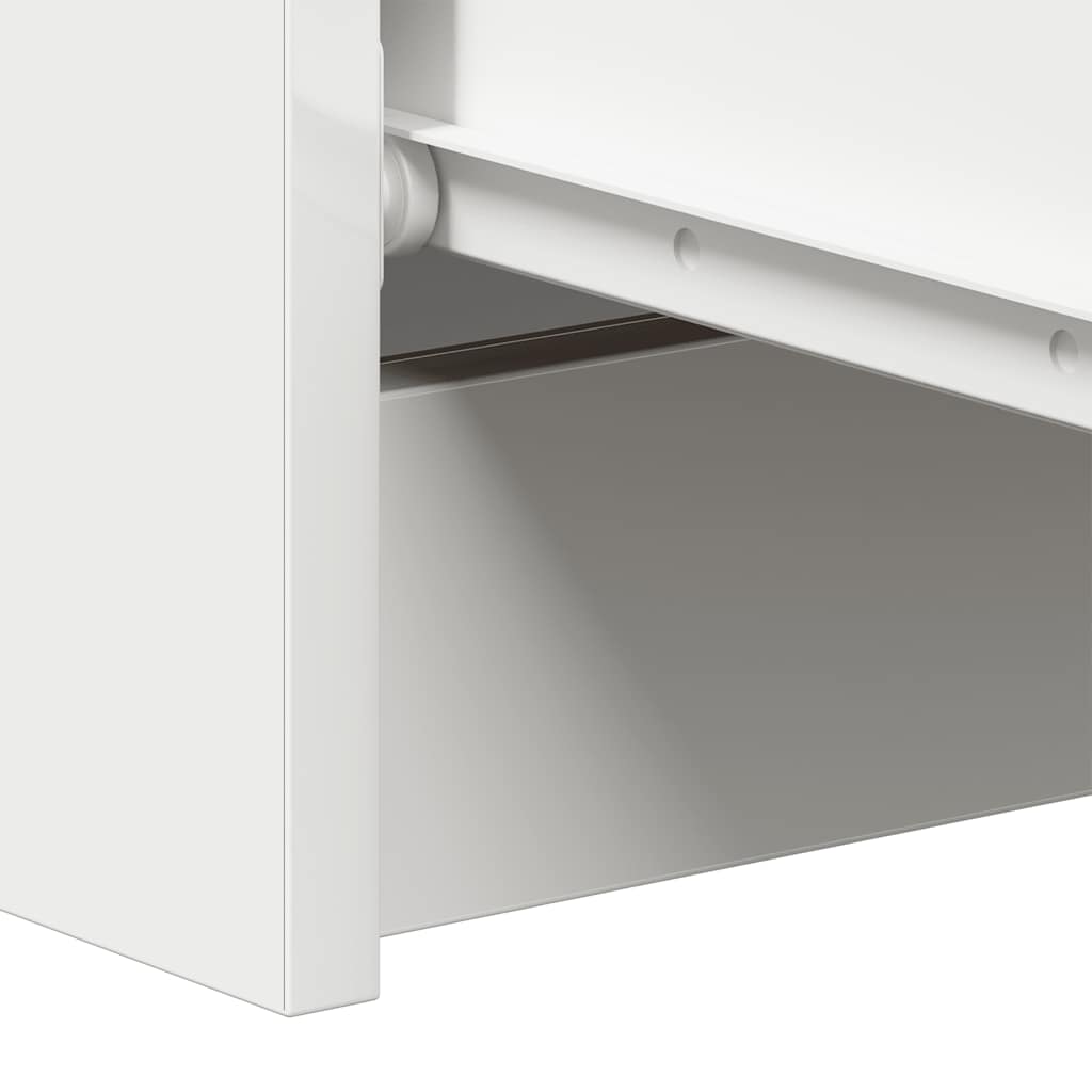 Skjenk Hvit 60X35X98,5 Cm Konstruert Tre
