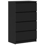 Skjenk Svart 60X35X98,5 Cm Konstruert Tre