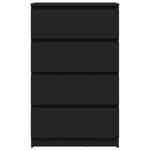 Skjenk Svart 60X35X98,5 Cm Konstruert Tre