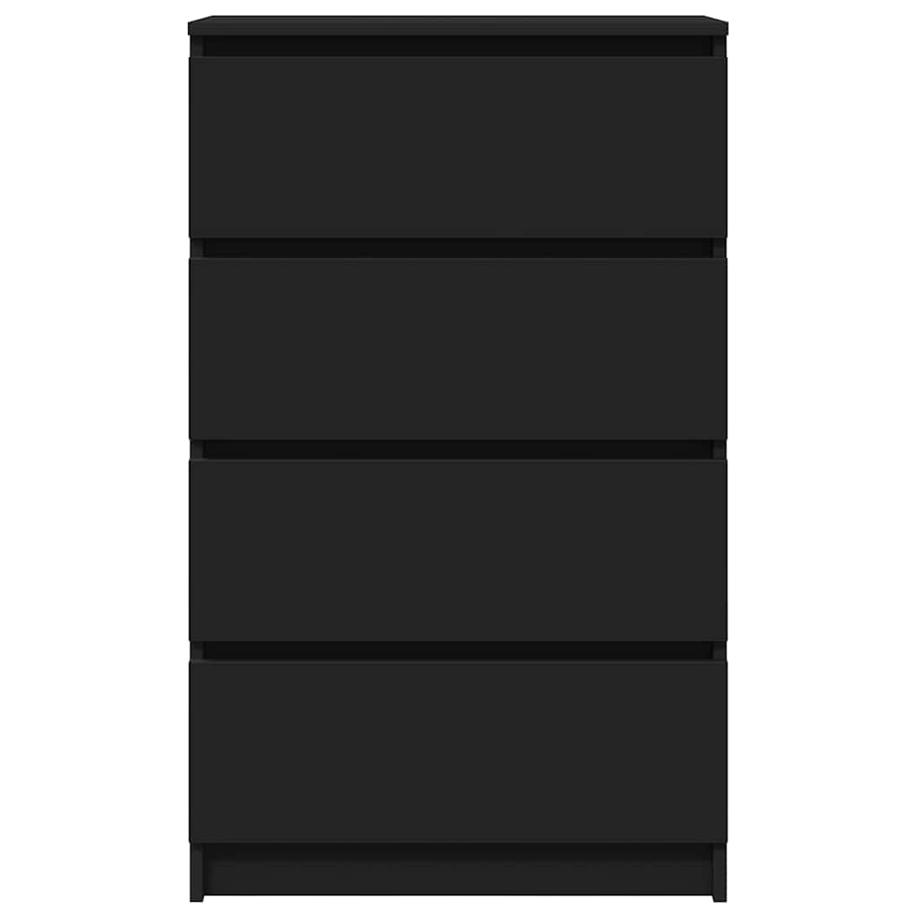 Skjenk Svart 60X35X98,5 Cm Konstruert Tre