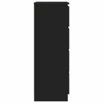 Skjenk Svart 60X35X98,5 Cm Konstruert Tre