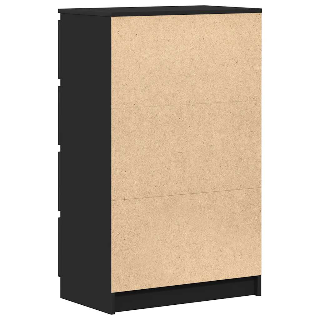 Skjenk Svart 60X35X98,5 Cm Konstruert Tre