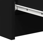 Skjenk Svart 60X35X98,5 Cm Konstruert Tre