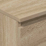 Skjenk Sonoma Eik 60X35X98,5 Cm Konstruert Tre