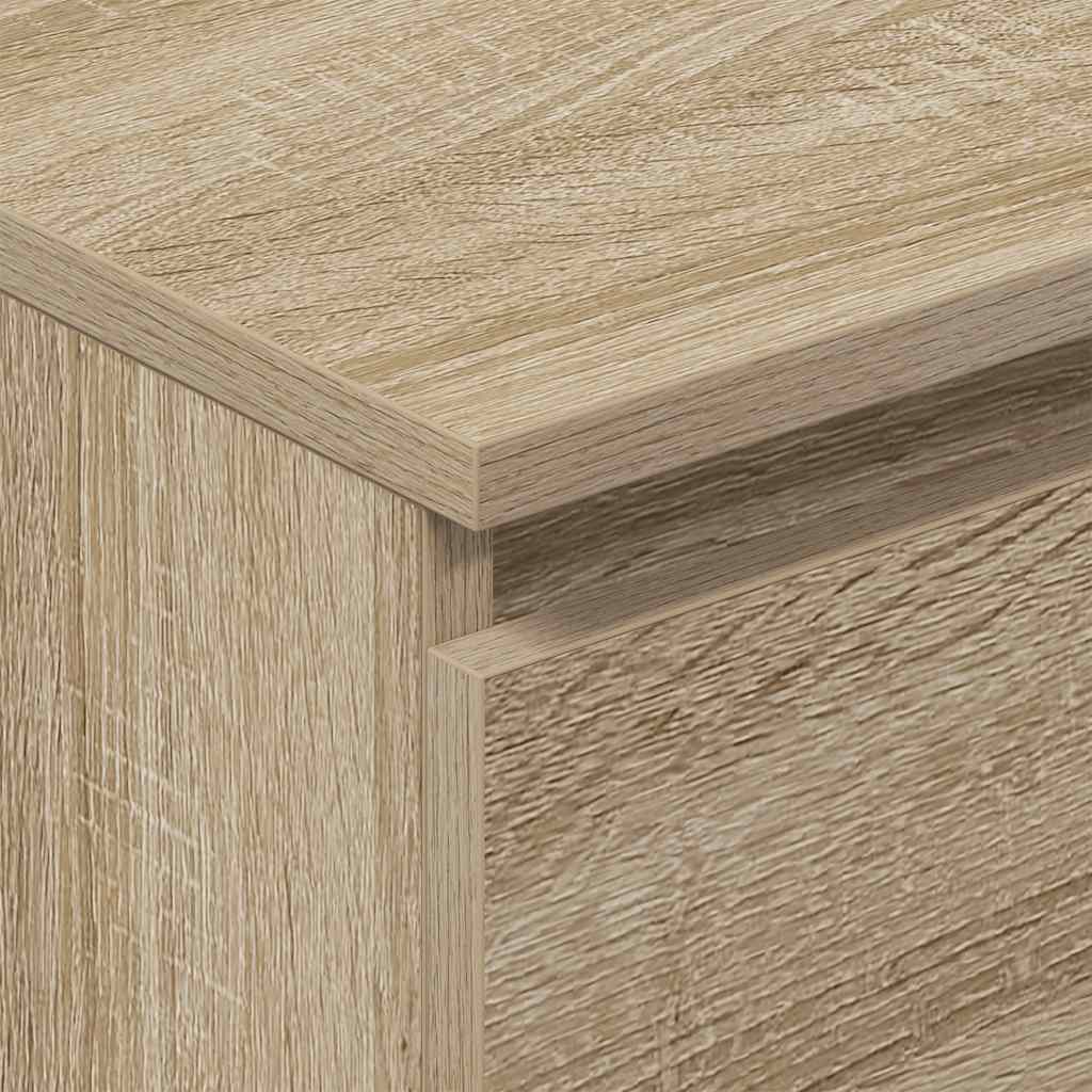 Skjenk Sonoma Eik 60X35X98,5 Cm Konstruert Tre
