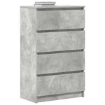 Skjenk Betonggrå 60X35X98,5 Cm Konstruert Tre